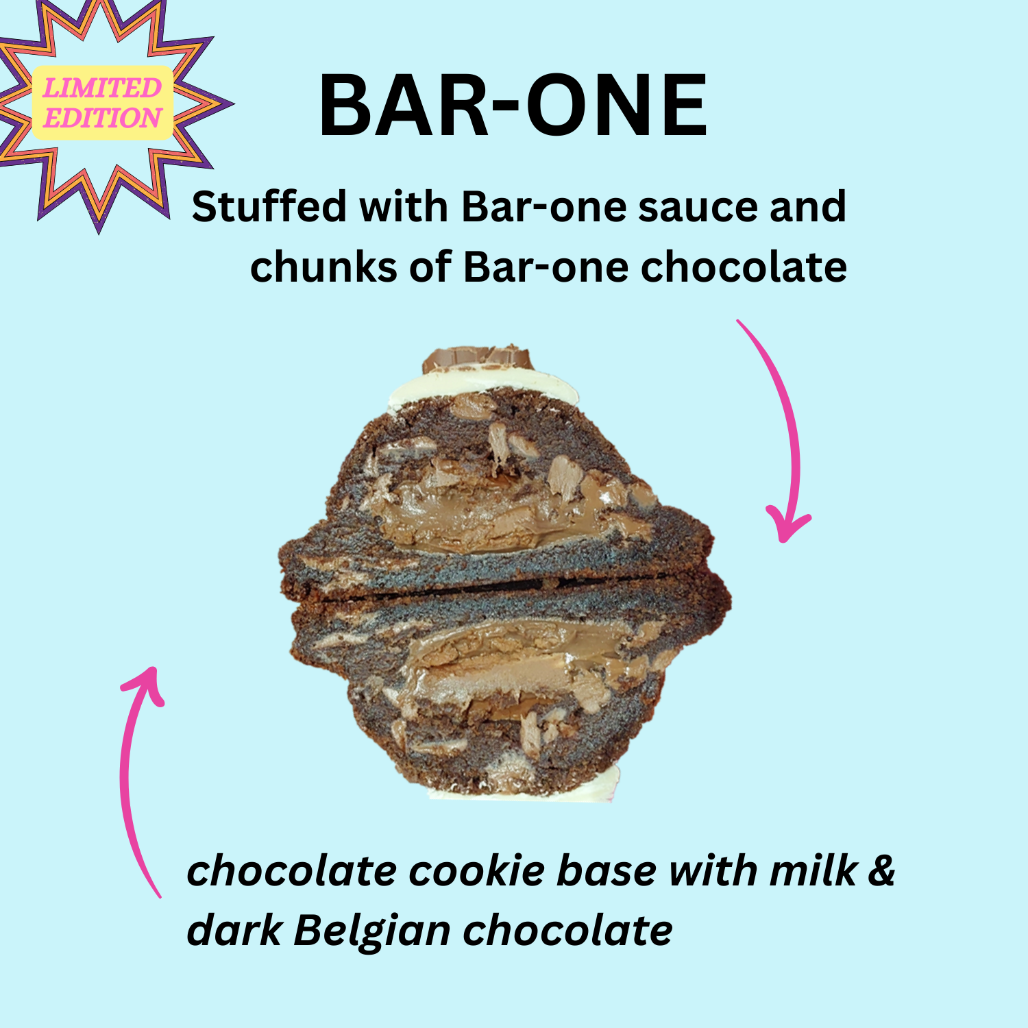Bar-One (stuffed) – Cookie Piez